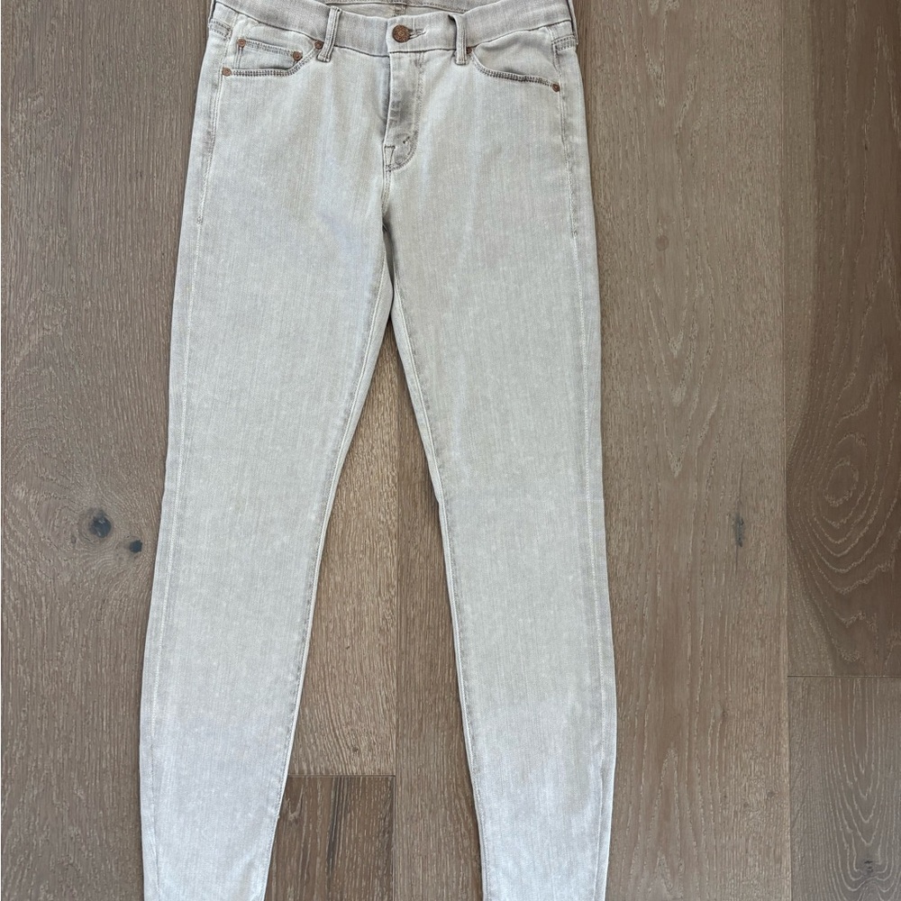 Women's grey wash the looker mother Jeans